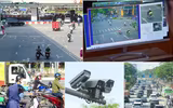 Cận cảnh loạt camera công nghệ AI mới được lắp đặt ở Hà Nội để xử phạt vi phạm giao thông