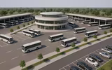 Nhìn từ flycam dự án bến xe khách hiện đại nhất của Thủ đô đang dần lộ diện