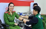 Giảng viên, học viên Học viện cảnh sát nhân dân hiến máu giúp dân và đồng đội
