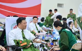 Giảng viên, học viên Học viện cảnh sát nhân dân hiến máu giúp dân và đồng đội