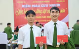 Giảng viên, học viên Học viện cảnh sát nhân dân hiến máu giúp dân và đồng đội