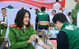 Giảng viên, học viên Học viện cảnh sát nhân dân hiến máu giúp dân và đồng đội