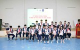 Hàng trăm học sinh hào hứng thực hành các tình huống phòng, tránh bạo lực học đường