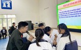 Hàng trăm học sinh hào hứng thực hành các tình huống phòng, tránh bạo lực học đường