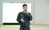 Hàng trăm học sinh hào hứng thực hành các tình huống phòng, tránh bạo lực học đường