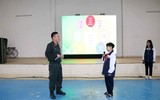 Hàng trăm học sinh hào hứng thực hành các tình huống phòng, tránh bạo lực học đường