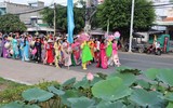 Những hình ảnh độc đáo tại lễ hội hoa sen Đồng Tháp