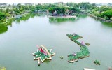 Những hình ảnh độc đáo tại lễ hội hoa sen Đồng Tháp
