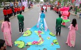 Những hình ảnh độc đáo tại lễ hội hoa sen Đồng Tháp