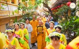 Không khí Đại lễ Phật đản trang nghiêm tại chùa Quán Sứ