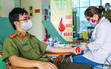 Hình ảnh đẹp về người chiến sĩ công an vì nhân dân phục vụ 