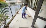 Trường học tiến hành khử khuẩn, sẵn sàng cho năm học mới
