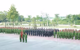 Đề cao điều lệnh, võ thuật, củng cố sức mạnh lực lượng Cảnh sát Cơ động Hà Nội
