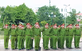 Đề cao điều lệnh, võ thuật, củng cố sức mạnh lực lượng Cảnh sát Cơ động Hà Nội