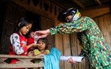 Hình ảnh Việt Nam chống Covid-19 trên màn hình Quảng trường Thời đại ở Mỹ