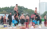 Màn khí công đặc biệt giữa thời tiết lạnh giá