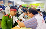 Những hình ảnh đẹp của Công an Thủ đô trong ngày hội “Thanh niên tình nguyện”