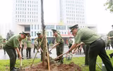 Cụm thi đua số 5 - CATP Hà Nội: Trồng cây đời đời nhớ ơn Chủ tịch Hồ Chí Minh