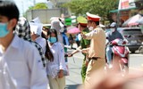 Hình ảnh đẹp của Công an Thủ đô tiếp sức mùa thi 
