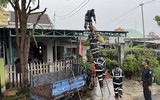 Công an các tỉnh miền Trung căng mình giúp dân ứng phó siêu bão Noru