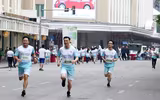 Cán bộ, chiến sĩ Công an Hà Nội rèn luyện thể chất, nâng cao sức khỏe 