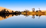 Hồ nước đẹp như trong truyện cổ tích, ẩn mình giữa lòng sa mạc Sahara