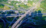 Hoa mắt, chóng mặt với cầu vượt như ma trận ở Trung Quốc