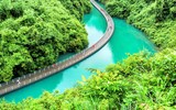 Kỳ lạ, cầu gỗ nổi giữa sông chịu được sức nặng 10.000 người, dù không có trụ chống