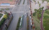 Đoàn tàu chạy trên đường ray ảo đầu tiên trên thế giới của Trung Quốc