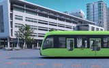 Đoàn tàu chạy trên đường ray ảo đầu tiên trên thế giới của Trung Quốc