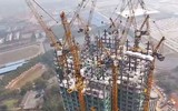 Trung Quốc khiến thế giới “ngả mũ, thán phục” khi xây tòa nhà chọc trời trong 19 ngày
