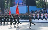 Toàn cảnh lễ diễu binh, diễu hành kỷ niệm 50 năm Giải phóng miền nam, thống nhất đất nước