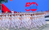 Toàn cảnh lễ diễu binh, diễu hành kỷ niệm 50 năm Giải phóng miền nam, thống nhất đất nước