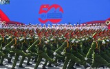 Toàn cảnh lễ diễu binh, diễu hành kỷ niệm 50 năm Giải phóng miền nam, thống nhất đất nước