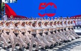 Toàn cảnh lễ diễu binh, diễu hành kỷ niệm 50 năm Giải phóng miền nam, thống nhất đất nước