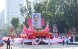 Toàn cảnh lễ diễu binh, diễu hành kỷ niệm 50 năm Giải phóng miền nam, thống nhất đất nước