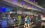 Mưa lớn không ‘làm khó’ được quyết tâm của lực lượng Công an Hà Nội bảo đảm ANTT Tổng duyệt A80