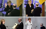 [ẢNH] Những khoảnh khắc đáng nhớ về bà Merkel trong 16 năm làm Thủ tướng Đức