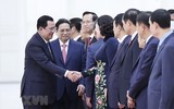 Lễ đón Thủ tướng Phạm Minh Chính thăm chính thức Vương quốc Campuchia