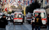 Hiện trường vụ nổ kinh hoàng ở trung tâm thành phố Istanbul, Thổ Nhĩ Kỳ