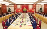 Tổng Bí thư Nguyễn Phú Trọng hội đàm với Tổng Bí thư, Chủ tịch nước Trung Quốc Tập Cận Bình
