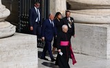Hình ảnh các nhà lãnh đạo thế giới tham dự lễ tang Giáo hoàng Francis