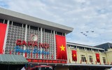 Âm hưởng hào hùng trên phố Lê Duẩn trong buổi sáng tổng duyệt A80