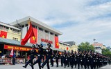 Âm hưởng hào hùng trên phố Lê Duẩn trong buổi sáng tổng duyệt A80