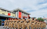 Âm hưởng hào hùng trên phố Lê Duẩn trong buổi sáng tổng duyệt A80