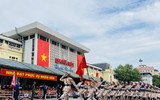 Âm hưởng hào hùng trên phố Lê Duẩn trong buổi sáng tổng duyệt A80