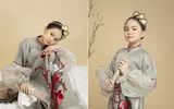 NTK Vũ Việt Hà dùng tơ sen may áo dài làm quà tặng Hà Nội nhân dịp tròn 1010 năm tuổi
