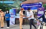 Ấn tượng Cảnh sát giao thông Thủ đô trong kỳ thi tuyển sinh THPT năm nay