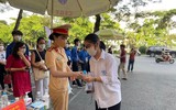 Ấn tượng Cảnh sát giao thông Thủ đô trong kỳ thi tuyển sinh THPT năm nay