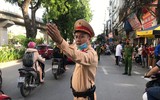 Ấn tượng Cảnh sát giao thông Thủ đô trong kỳ thi tuyển sinh THPT năm nay